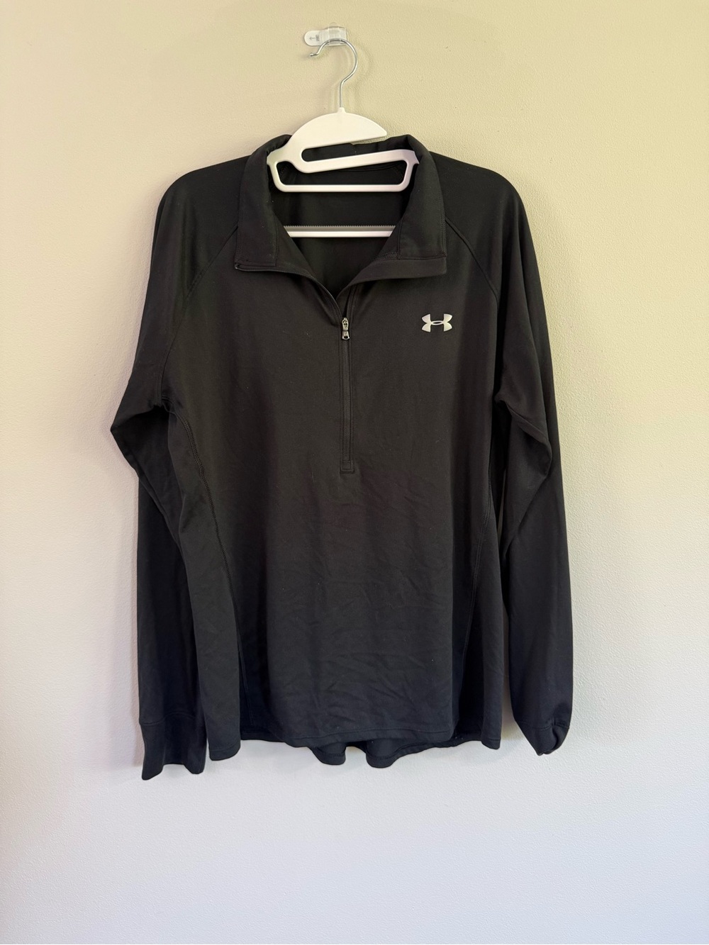 Under Armour Black 1/4 Zip Performance Pullover